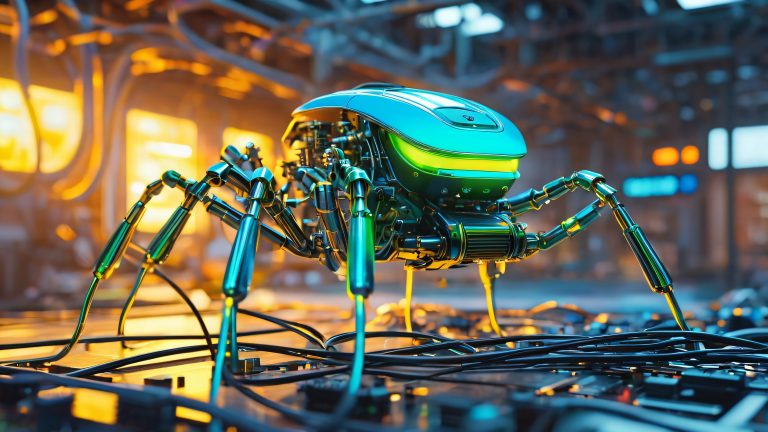 retro futuristic insect like creature wallpaper scaled