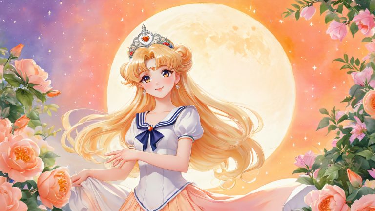 sailor venus guardian of love and beauty 4k wallpaper scaled