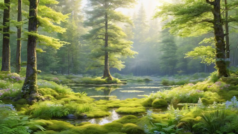 serene forest galde 4k wallpaper scaled