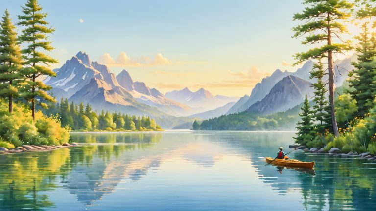 serene lake wallpaper majestic mountains high definition scaled