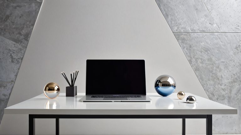 serene minimal workspace 4k desktop wallpaper scaled