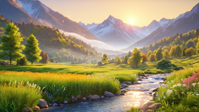 serene valley 4k wallpaper scaled