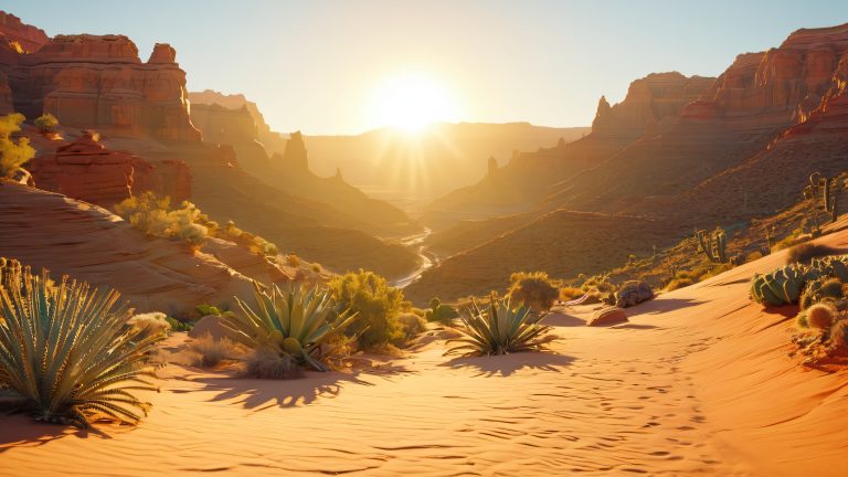 serpentine canyon dawn scaled