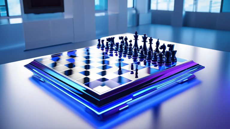 sleek cyber chessboard odyssey scaled
