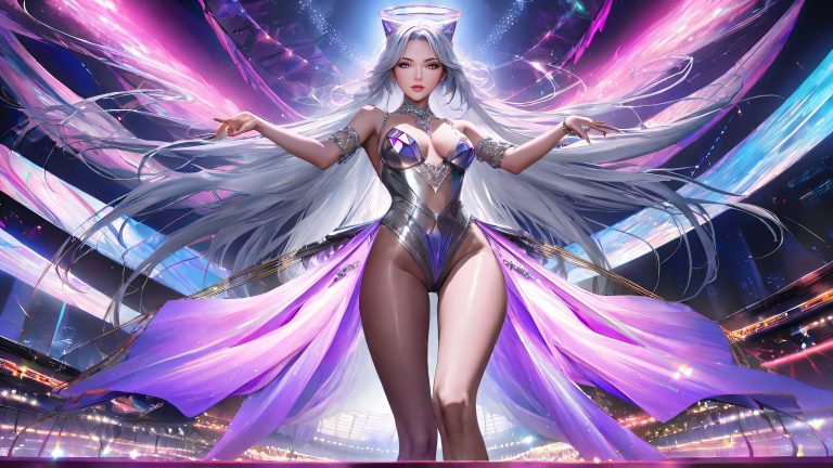 sleek feline supermodel diamond wallpaper anime scaled