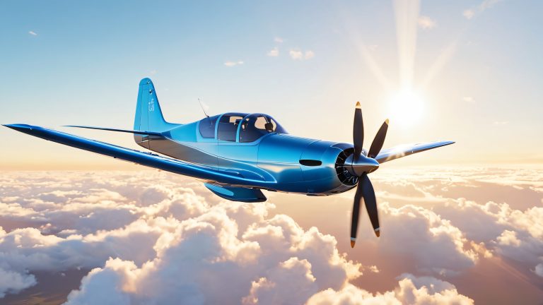 sleek trainer aircraft soars through cloudy skies scaled