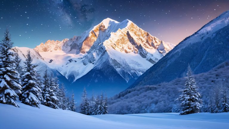 snowy mountain serenity scaled