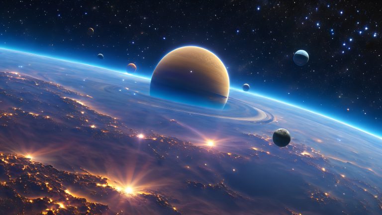 stellar solar system scaled