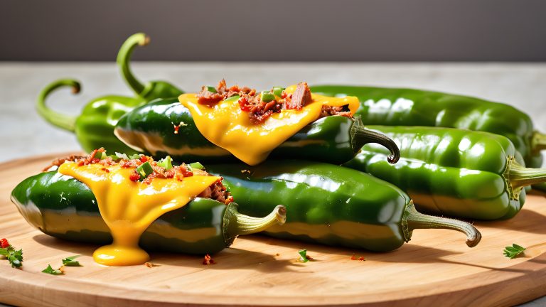 stuffed jalapenos 4k wallpaper vibrant green peppers with creamy cheese filling food wallpaper scaled