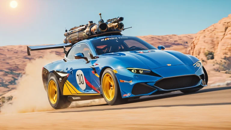 A futuristic cityscape with towering skyscrapers and vibrant colors, featuring intricate details and textures.