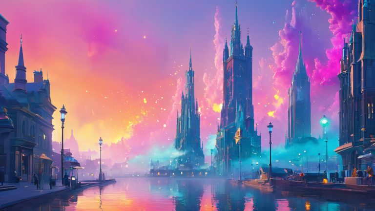 surreal cityscape whispers scaled