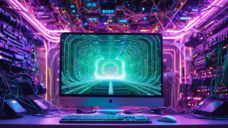 surreal digital realm 4k wallpaper cyber scaled