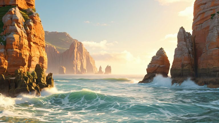 surreal rock formations 4k wallpaper scaled