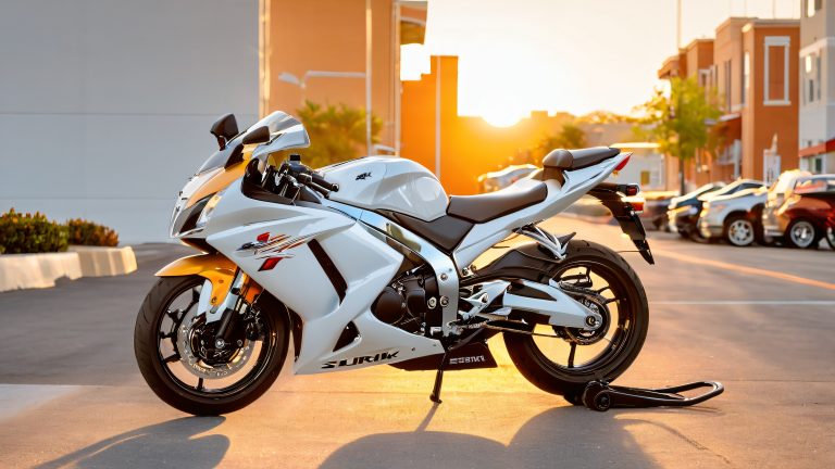 suzuki gsx r600 motorcycle parking lot sunset wallpaper scaled