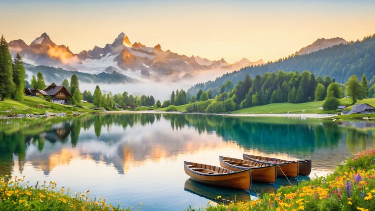swiss alpine lake wallpaper scaled