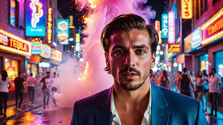 tequila spill city streets wallpaper scaled