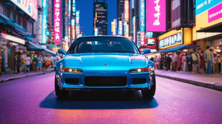 tokyo nights honda eg high comp b16b 4k wallpaper scaled