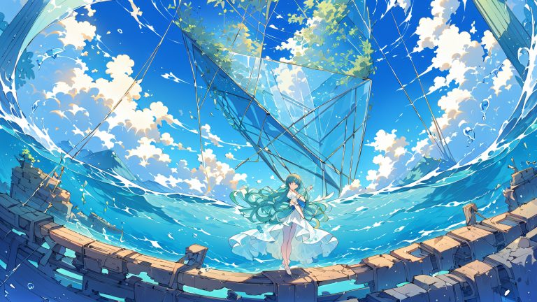 train tracks amidst the whispering tides scaled