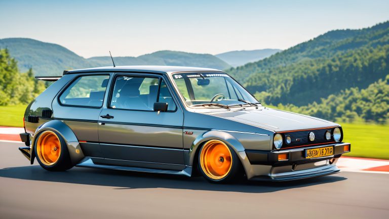 turbocharged vw golf mk2 nurburgring high octane action wallpaper scaled