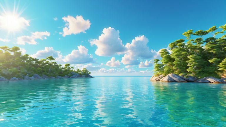 turquoise cove serenity wallpaper scaled