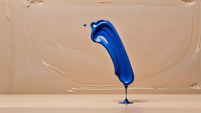 ultramarine blue brushstroke canvas scaled