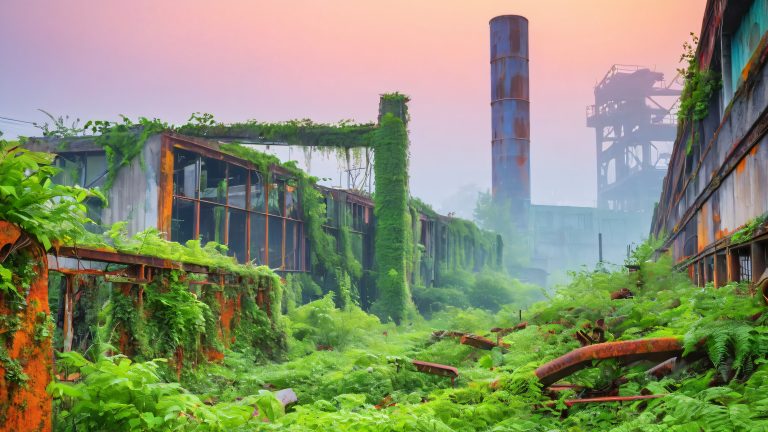 urban rebirth abandoned construction site wallpaper 4k scaled