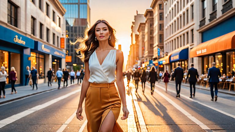 urban sunset stroll scaled