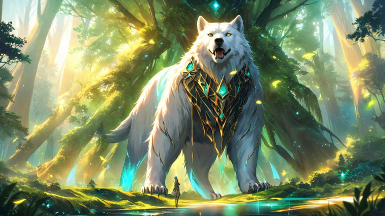 ursa guardian 4k wallpaper majestic forest scaled