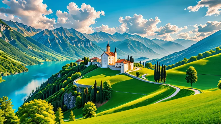 Abstract artwork featuring vibrant colors and intricate details