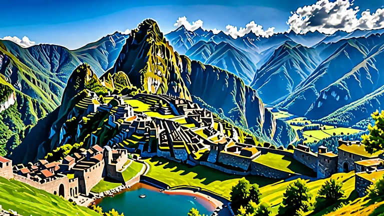 A stunning abstract wallpaper featuring vibrant colors and intricate details.