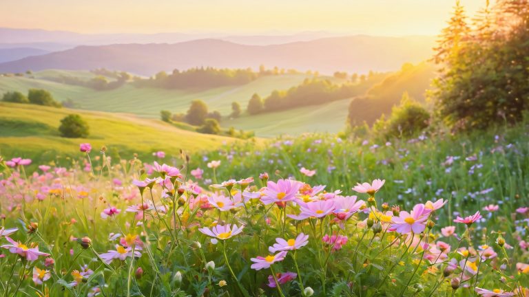vibrant floral meadow 4k wallpaper scaled
