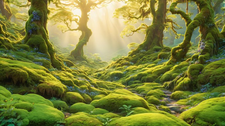 vibrant forest floor 4k wallpaper scaled