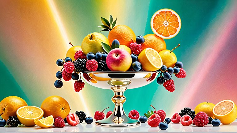 vibrant fruit dreamscape scaled