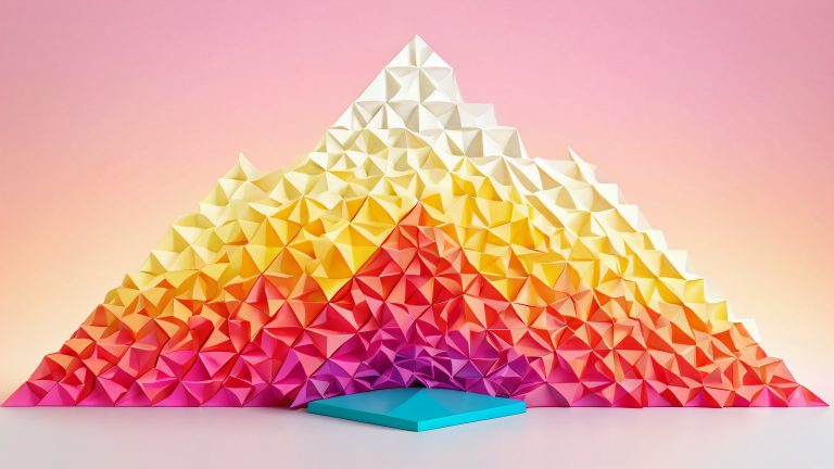 vibrant geometric pattern 4k wallpaper scaled