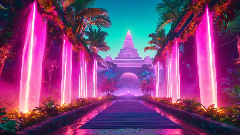 vibrant jungle rave 4k high energy scene wallpaper scaled