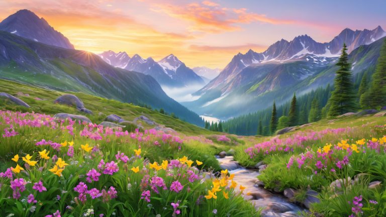 vibrant mountain meadow bloom scaled