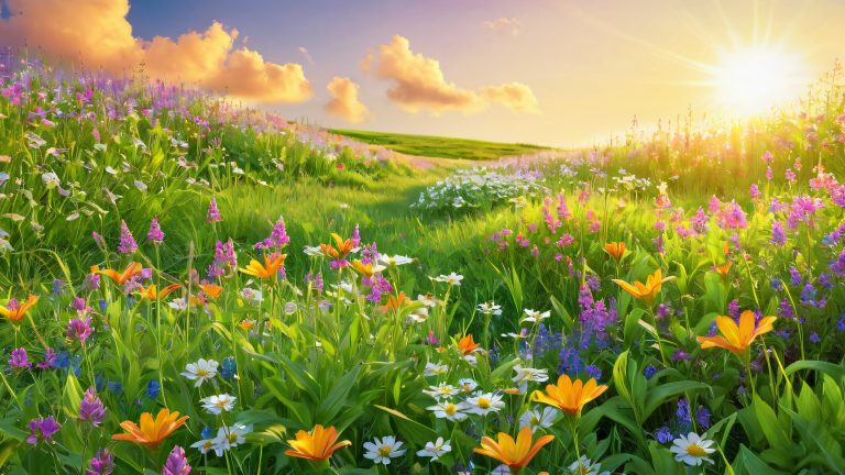 vibrant spring meadow bliss scaled