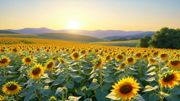 vibrant sunflower 4k desktop wallpaper nature masterpiece scaled