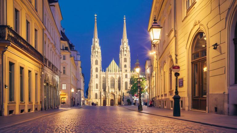 vienna moonlit street wallpaper scaled
