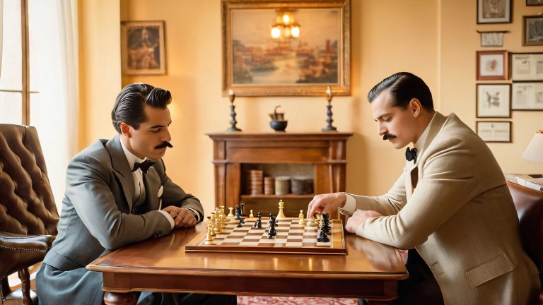 vintage chess masters study scaled