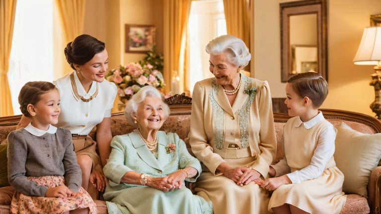 vintage family gathering 4k wallpaper scaled