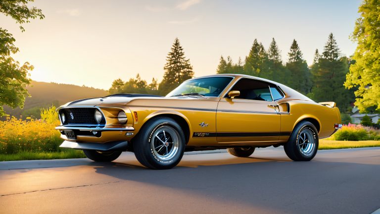 vintage ford mustang mach 1 4k wallpaper scaled