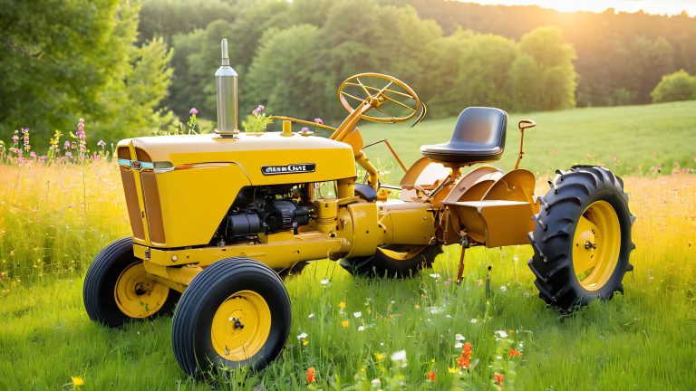 vintage international cub cadet tractor wallpaper scaled