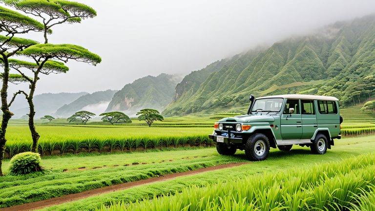 vintage land cruiser morning scaled