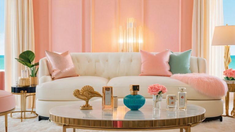 vintage miami condo 4k wallpaper cozy living room art deco scaled