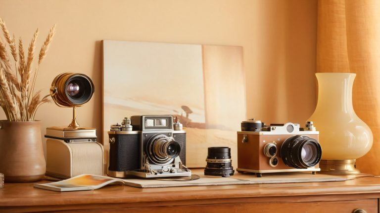 vintage photography studio 4k wallpaper scaled