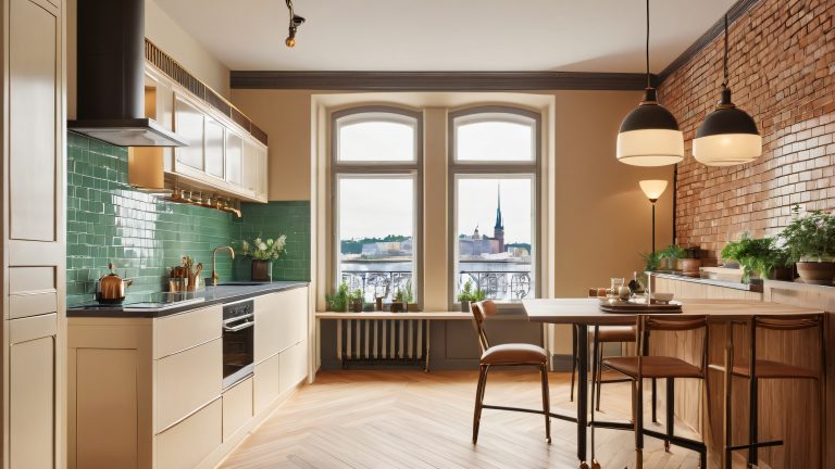 vintage subway tile kitchen scaled