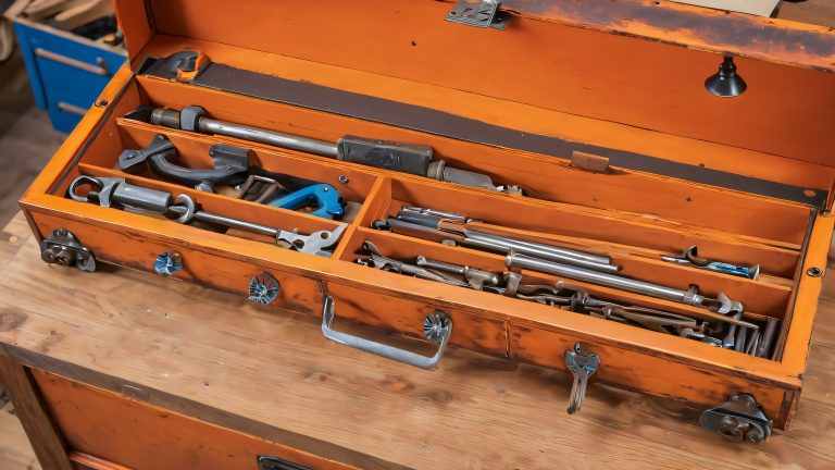 vintage toolbox diy workshop wallpaper scaled