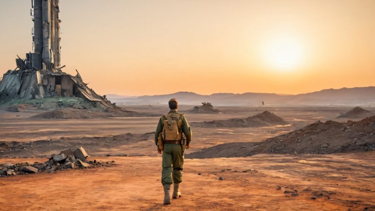 war torn landscape missile crash site wallpaper 4k scaled