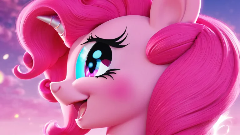 A fantastical 4K desktop wallpaper featuring a whimsical celestial dreamscape with pink hues and intricate details.